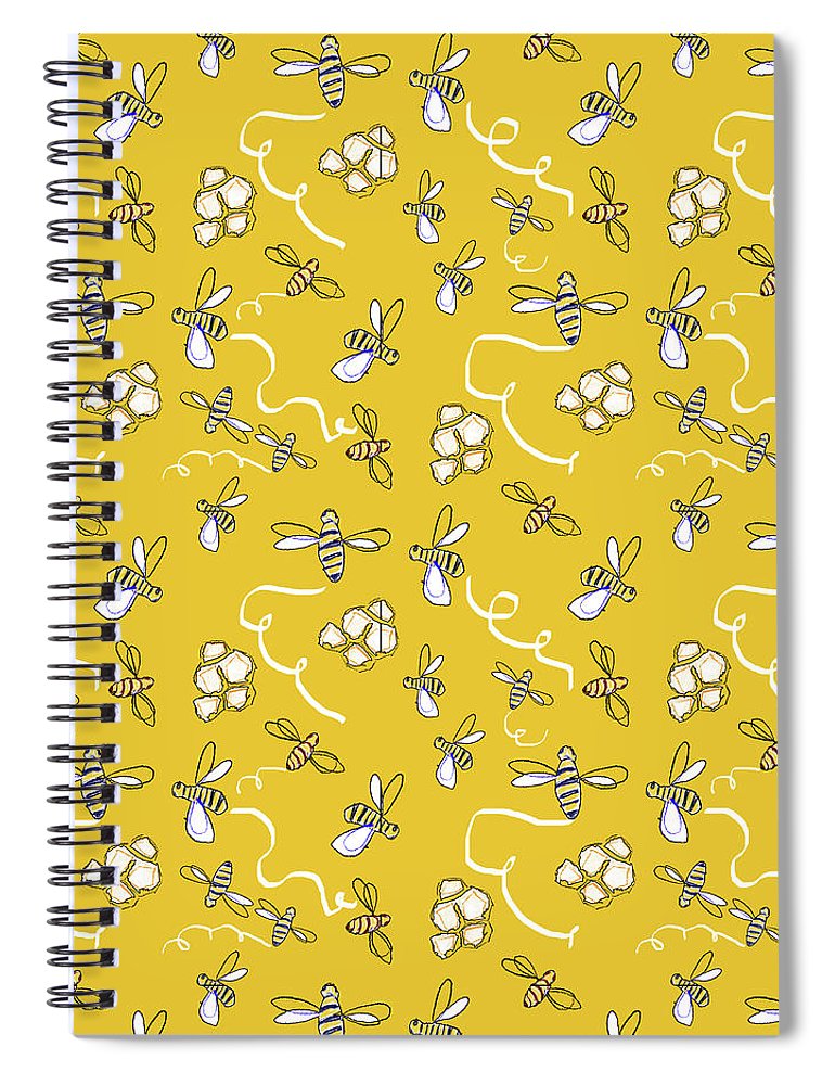 Honey Bees - Spiral Notebook