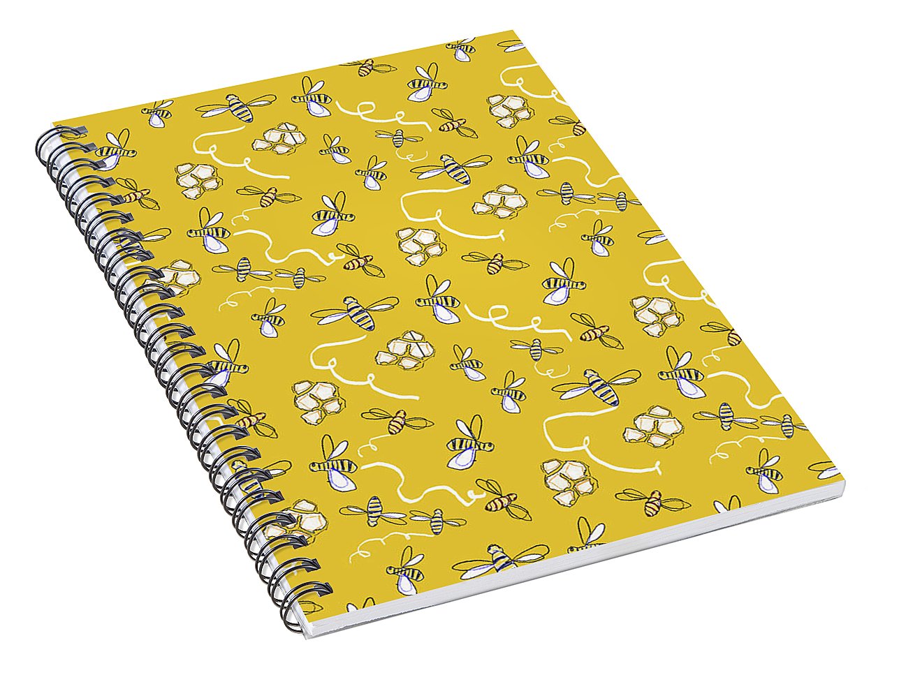 Honey Bees - Spiral Notebook