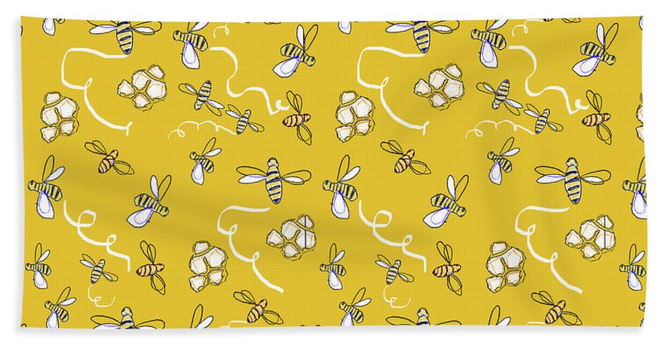 Honey Bees - Beach Towel