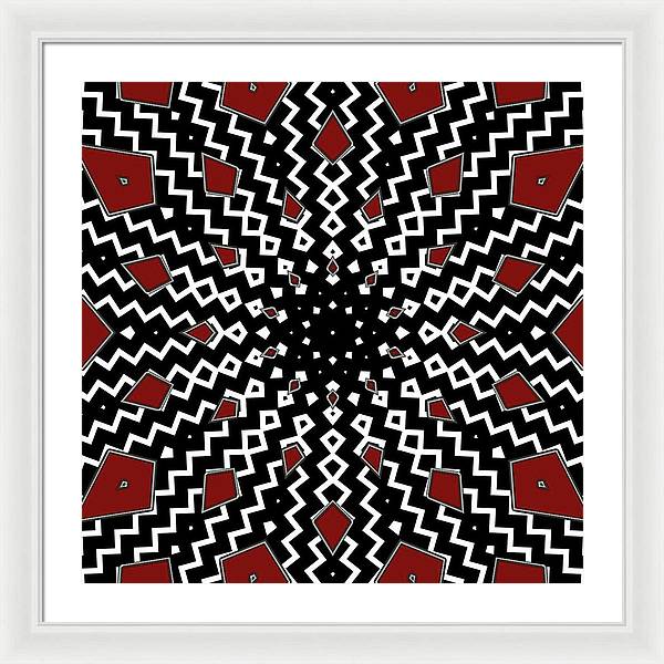 Hyperspace Kaleidoscope - Framed Print