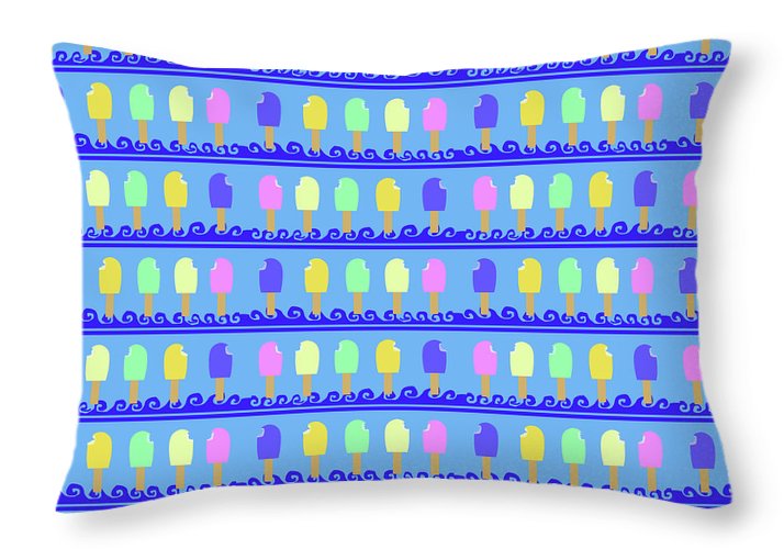 Ice Cream Bars Pattern - Throw Pillow