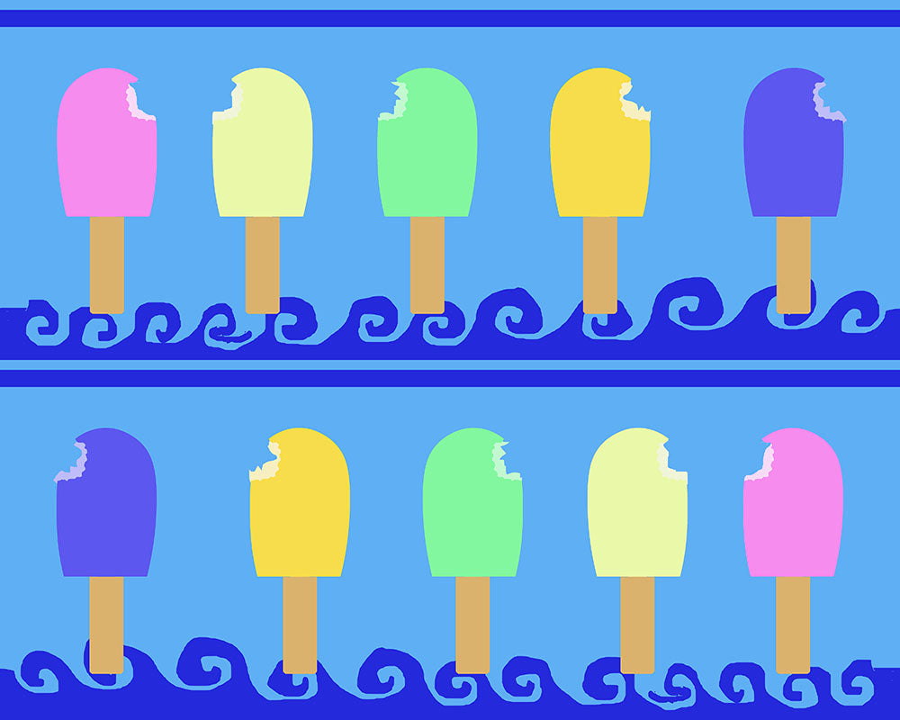 Ice Cream Bars Pattern Digital Image Download