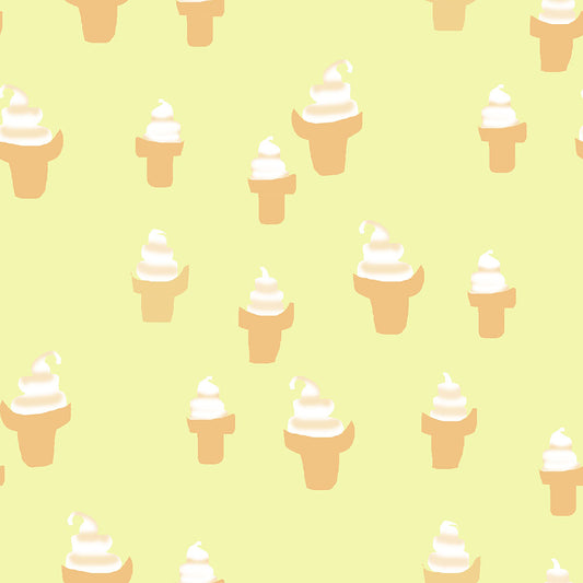 Ice Cream Cone Pattern Digital Image Download