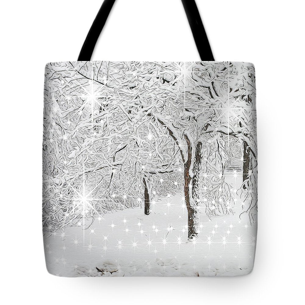 Incandescent and Florescent Winter - Tote Bag