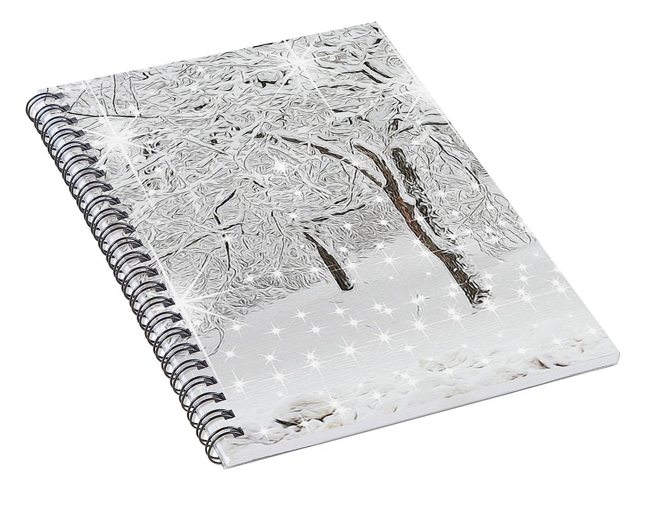 Incandescent and Florescent Winter - Spiral Notebook