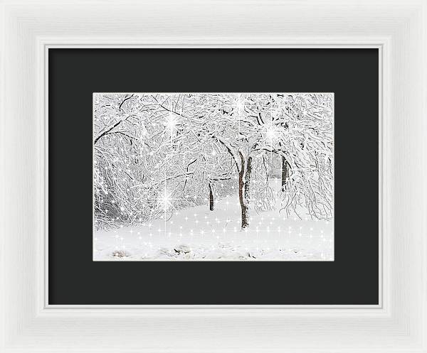Incandescent and Florescent Winter - Framed Print