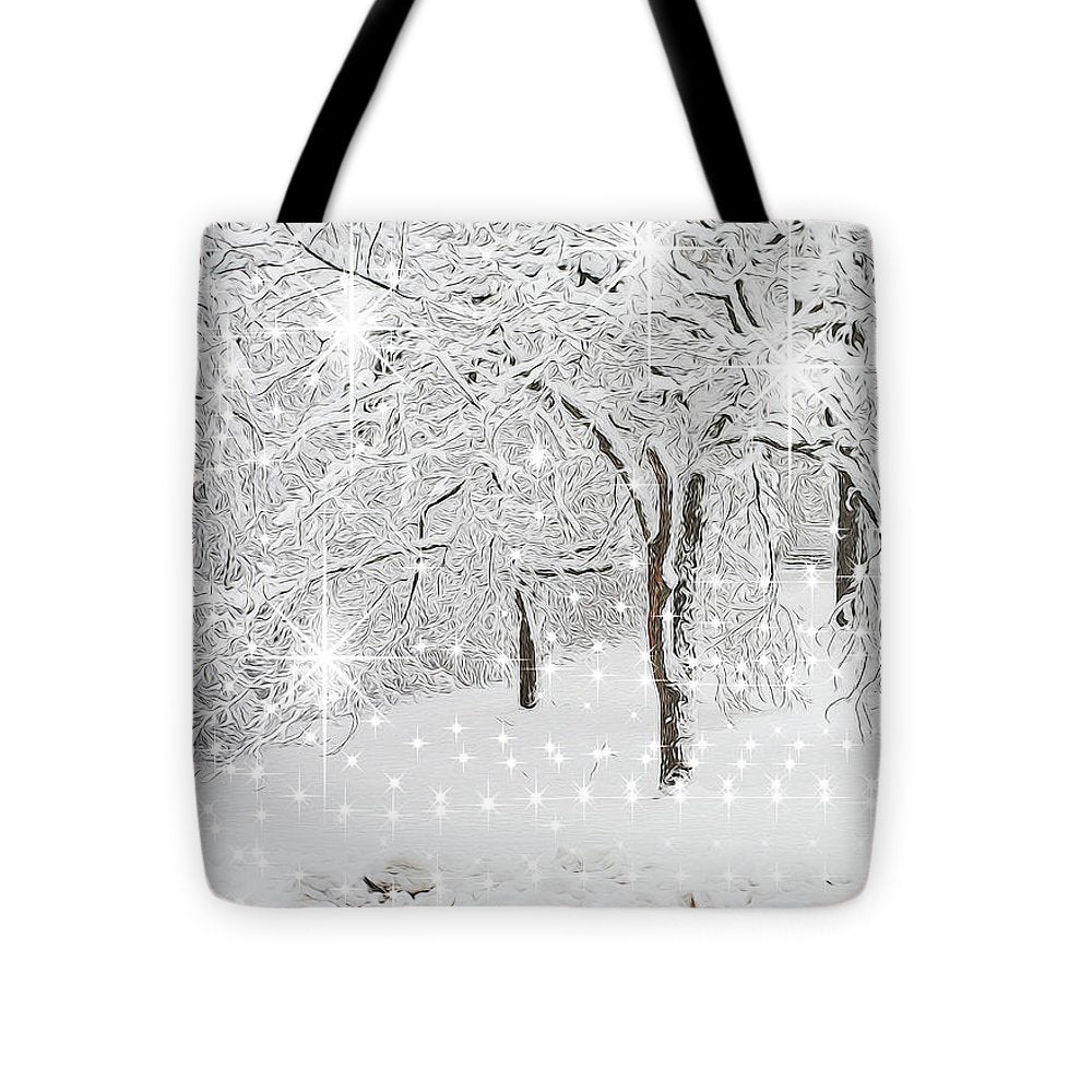 Incandescent and Florescent Winter - Tote Bag