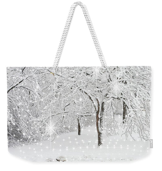 Incandescent and Florescent Winter - Weekender Tote Bag