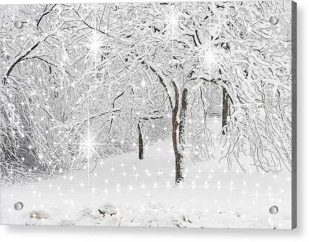 Incandescent and Florescent Winter - Acrylic Print