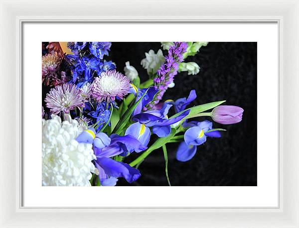 Iris Bouquet - Framed Print