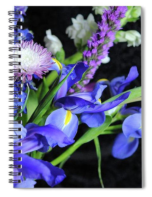 Iris Bouquet - Spiral Notebook