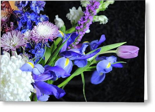Iris Bouquet - Greeting Card