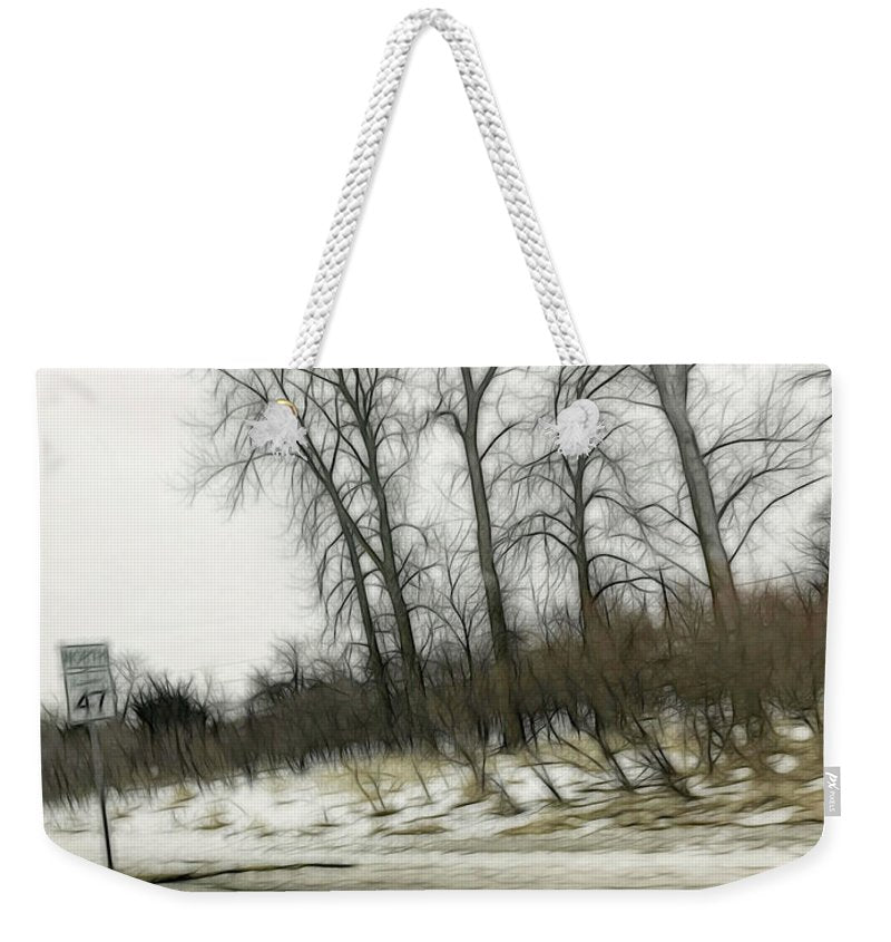 January Roadside  - Weekender Tote Bag