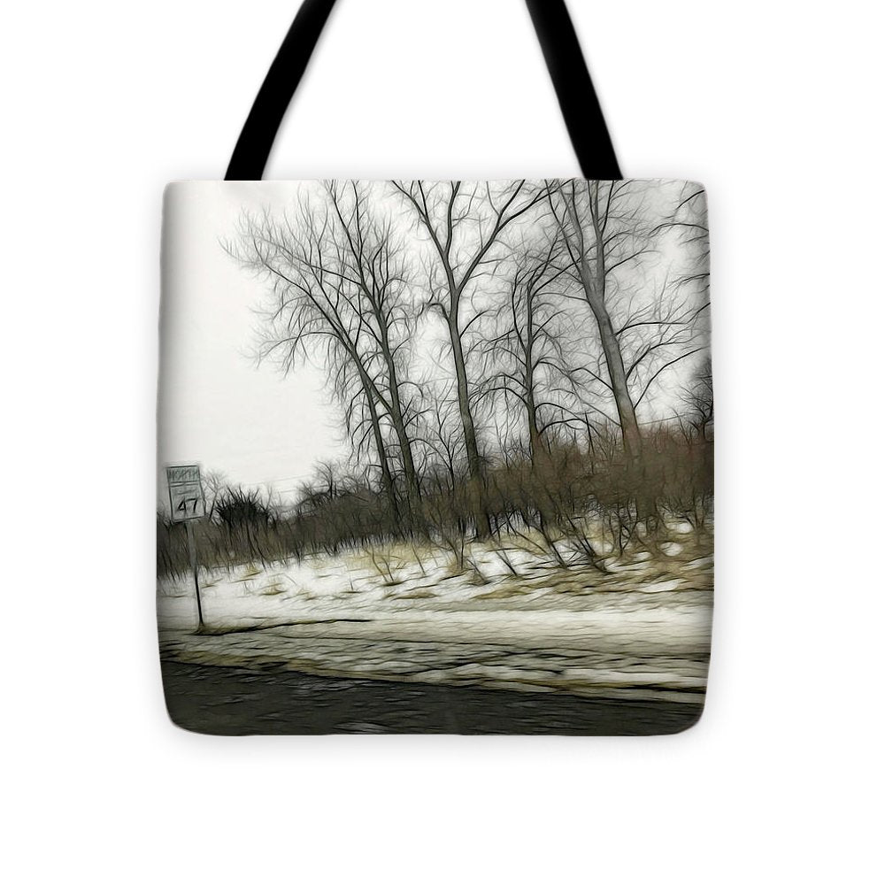 January Roadside  - Tote Bag