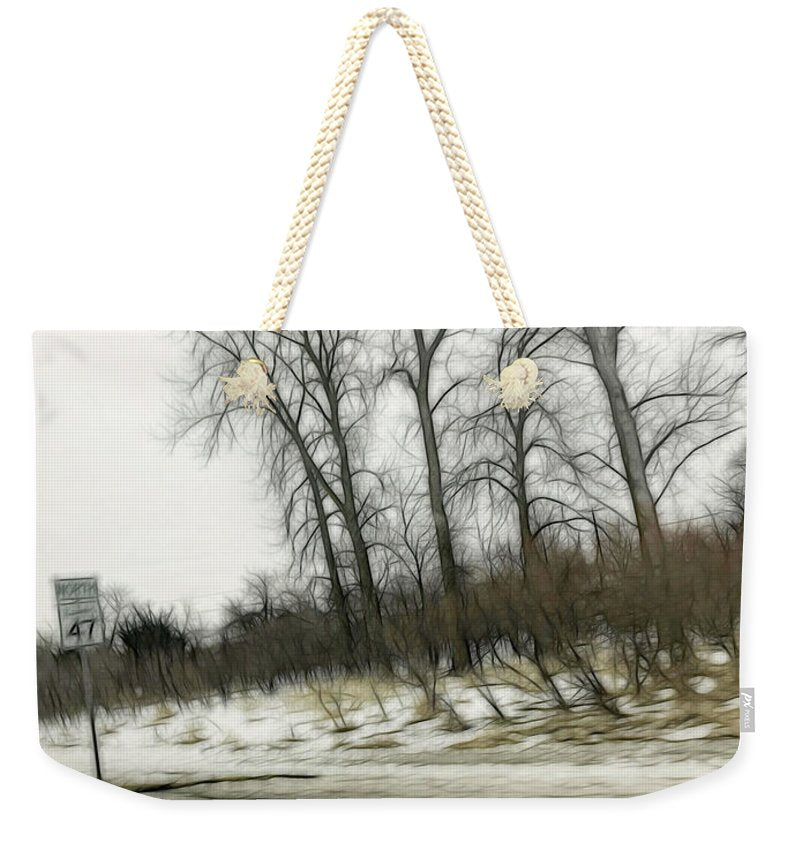 January Roadside  - Weekender Tote Bag