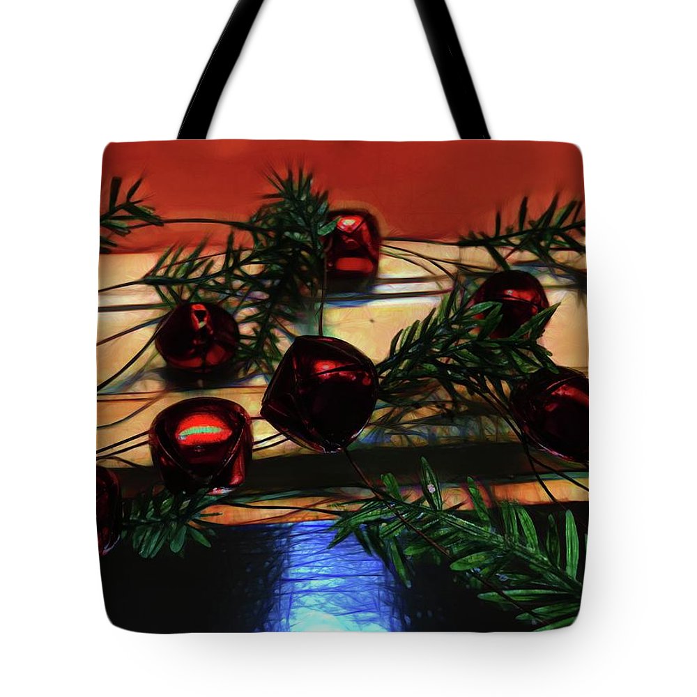 Jingle Bell Garland - Tote Bag