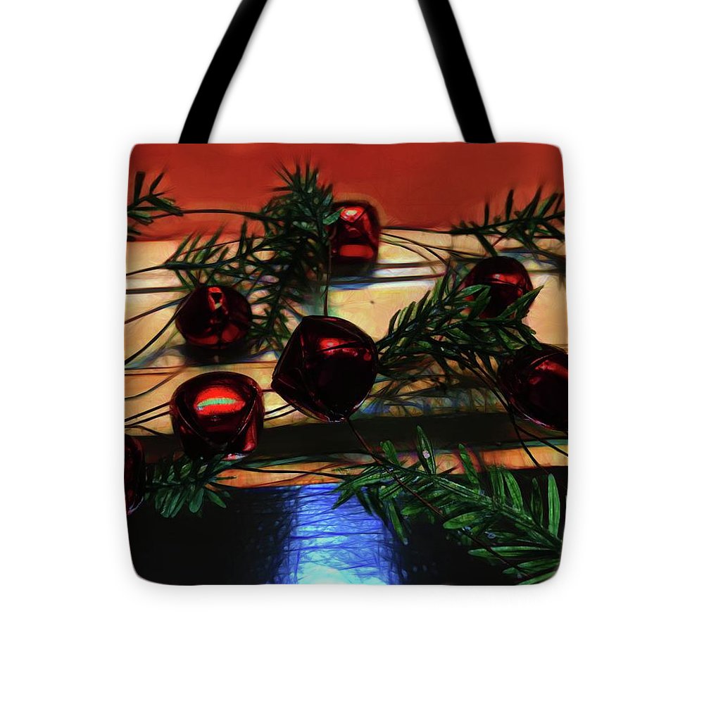 Jingle Bell Garland - Tote Bag