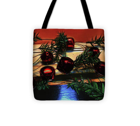 Jingle Bell Garland - Tote Bag