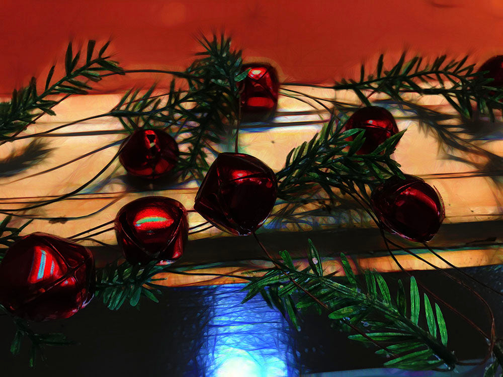 Jingle Bells Garland Digital Image Download