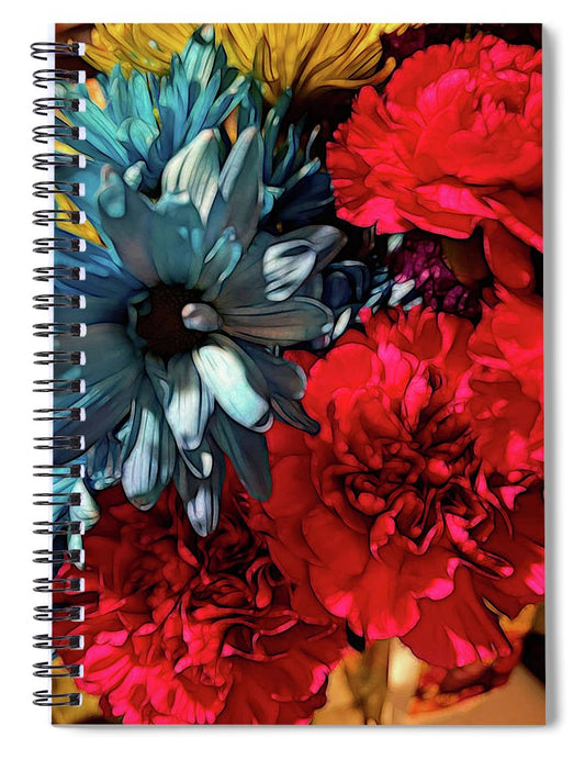 June Flowers 2 - Spiral Notebook
