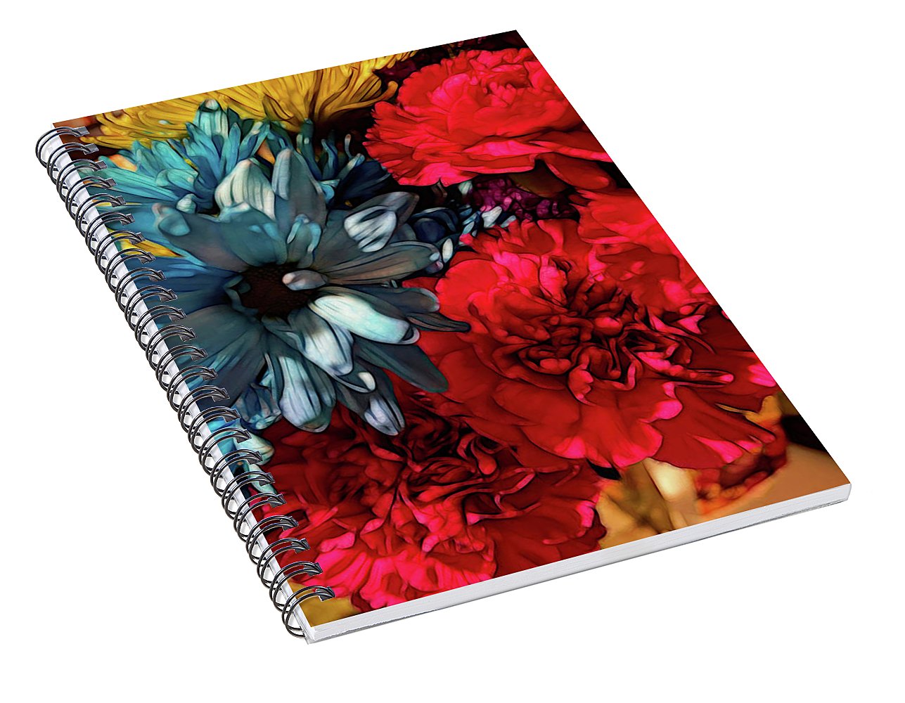 June Flowers 2 - Spiral Notebook