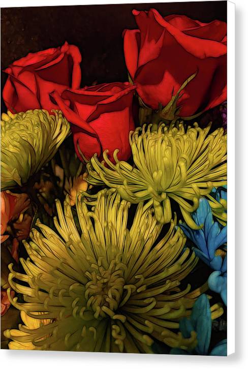 June Flowers 3 - Canvas Print