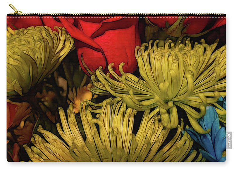 June Flowers 3 - Carry-All Pouch