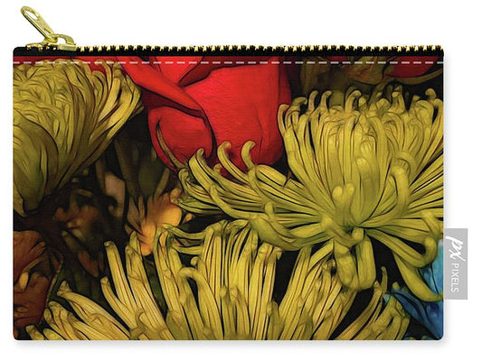 June Flowers 3 - Carry-All Pouch
