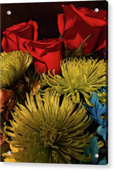 June Flowers 3 - Acrylic Print