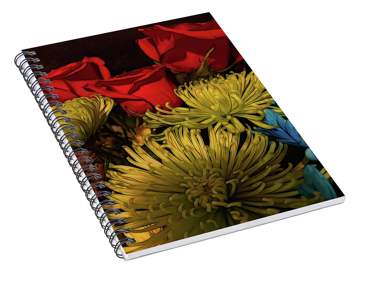 June Flowers 3 - Spiral Notebook