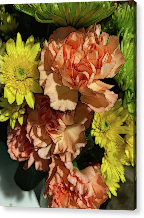 June Flowers 4 - Acrylic Print