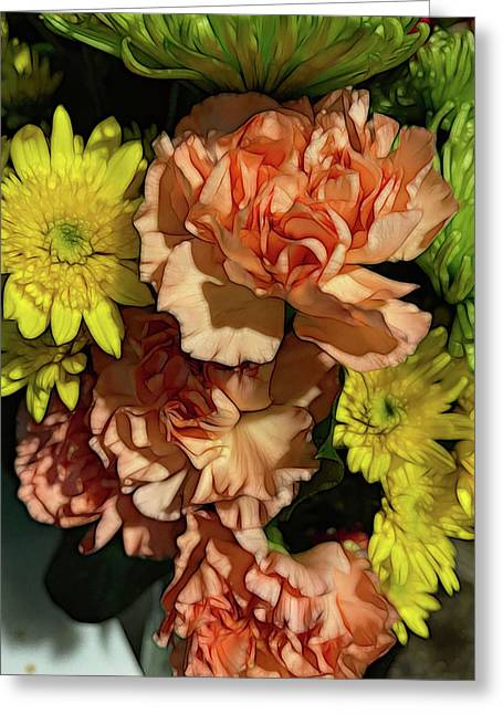 June Flowers 4 - Greeting Card