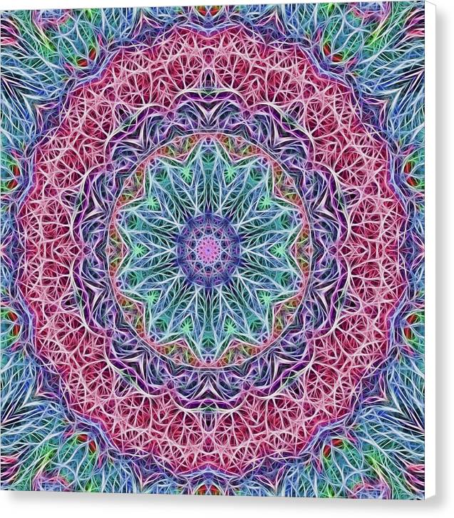 Kaleidoscope 115 - Canvas Print