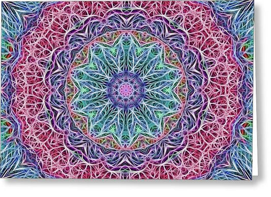 Kaleidoscope 115 - Greeting Card