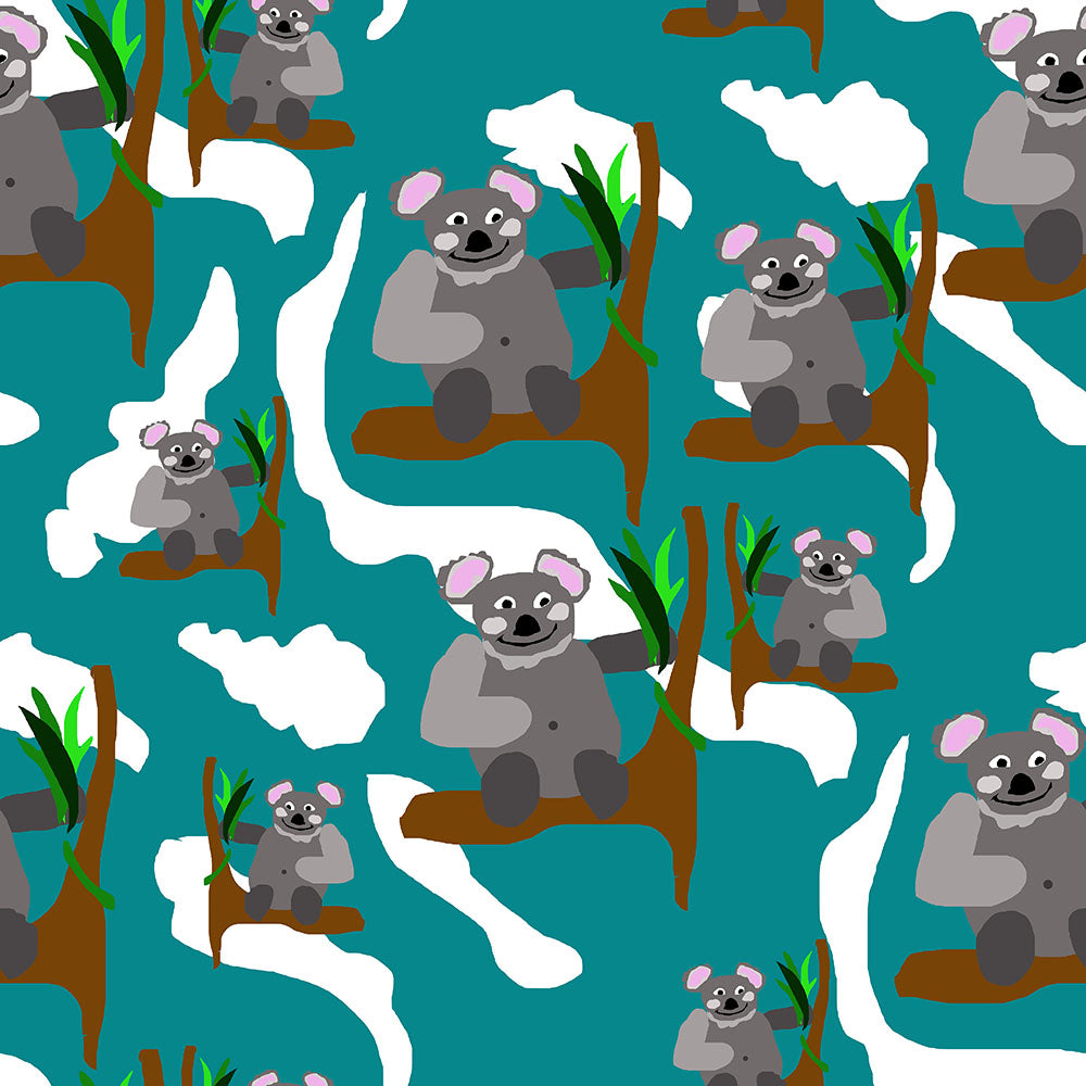 Koala Bears Pattern Digital Image Download