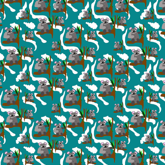 Koala Bears Pattern Digital Image Download