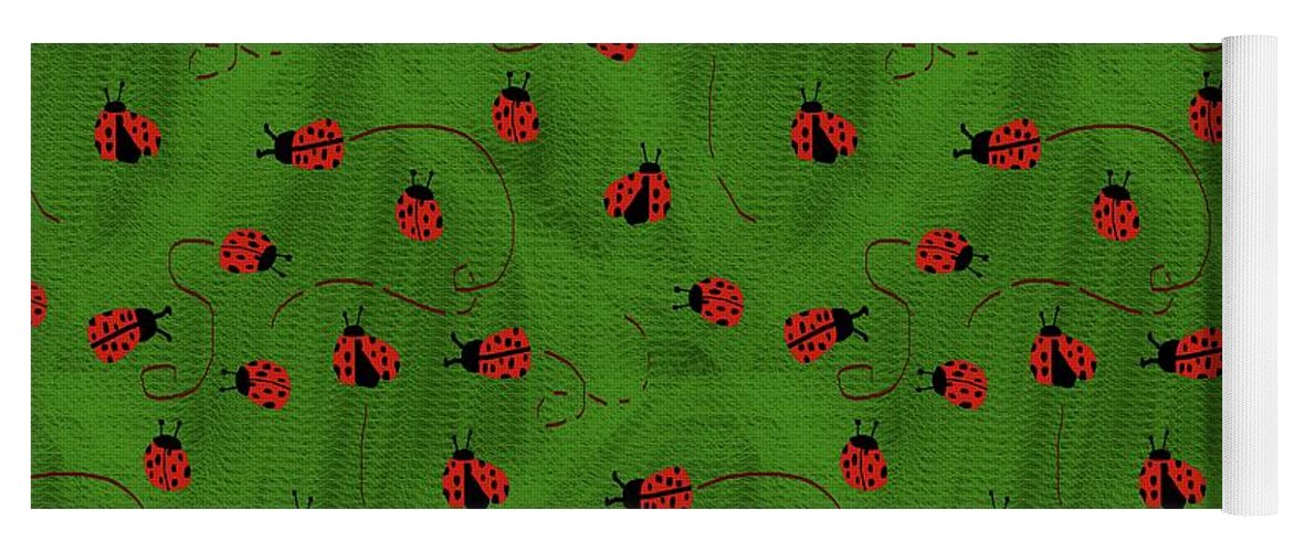 Ladybugs - Yoga Mat