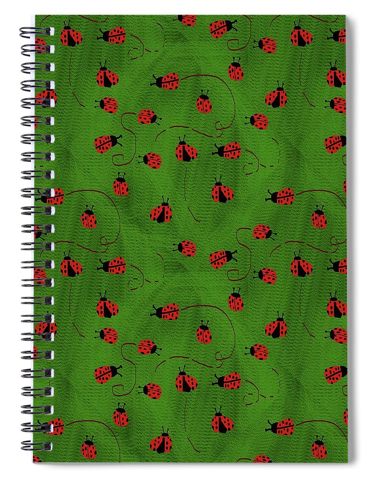 Ladybugs - Spiral Notebook