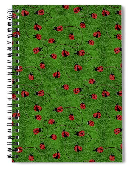 Ladybugs - Spiral Notebook