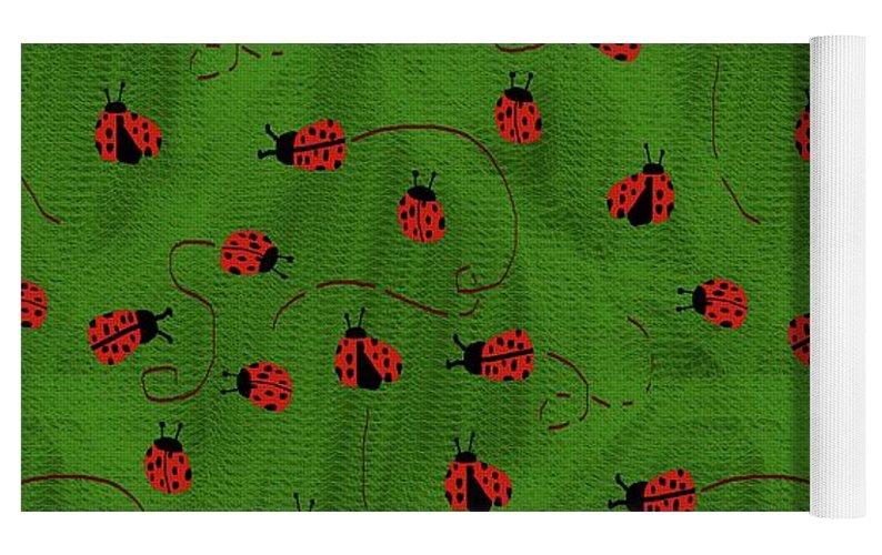 Ladybugs - Yoga Mat