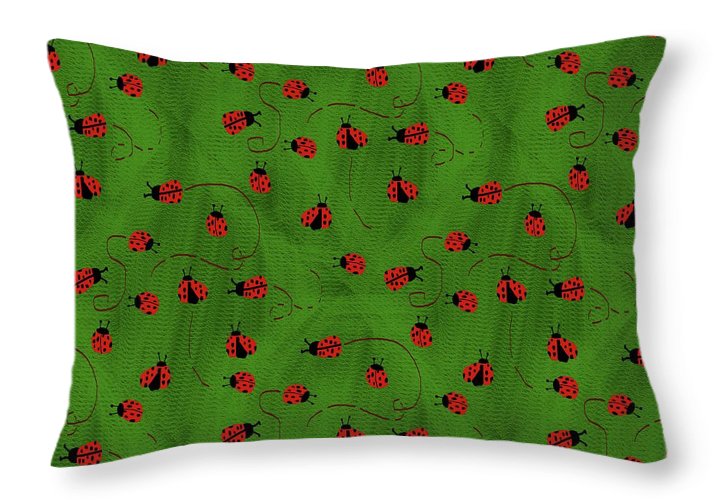 Ladybugs - Throw Pillow