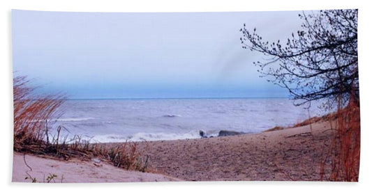 Lake Michigan Beach Dunes - Bath Towel