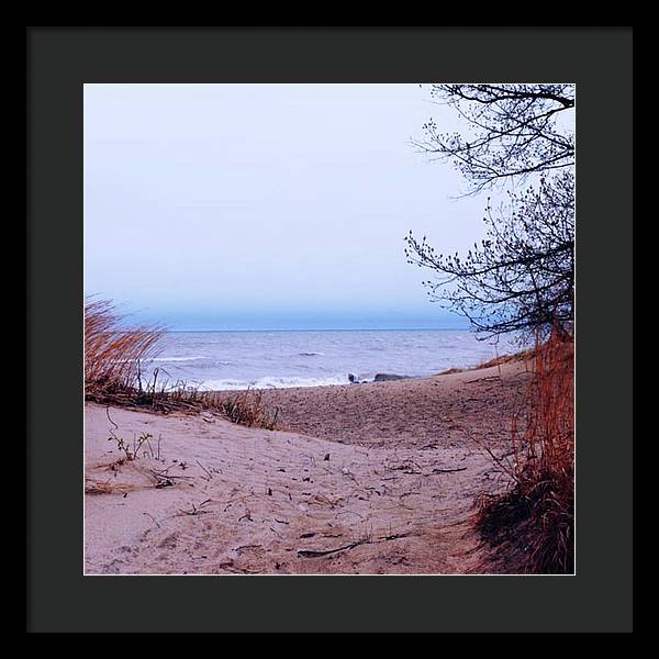 Lake Michigan Beach Dunes - Framed Print