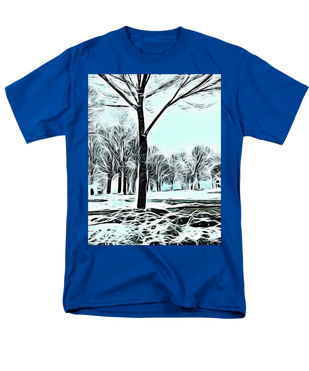 Lake Michigan In Winter - Men's T-Shirt  (Regular Fit)