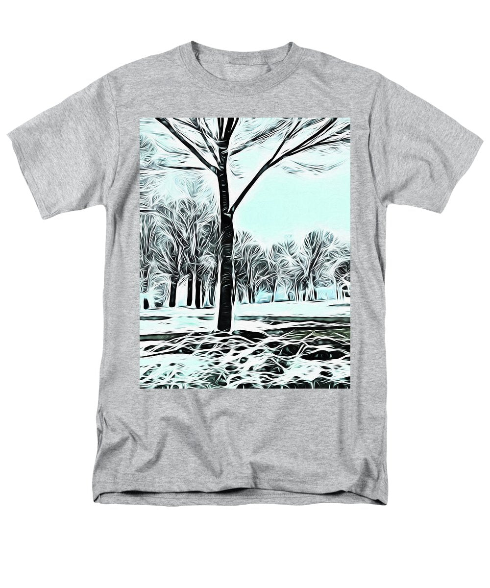 Lake Michigan In Winter - Men's T-Shirt  (Regular Fit)