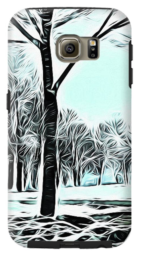 Lake Michigan In Winter - Phone Case