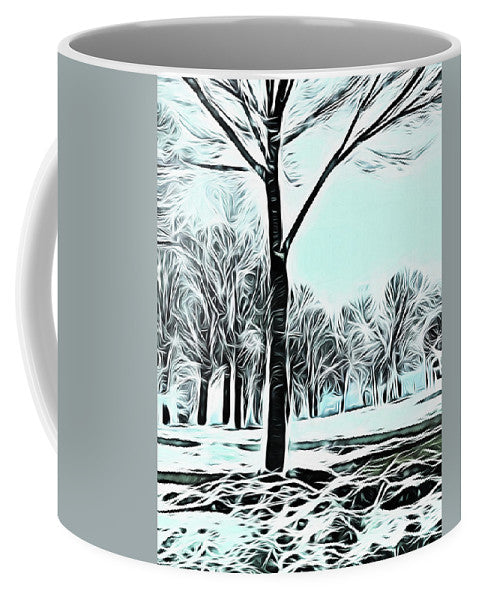 Lake Michigan In Winter - Mug