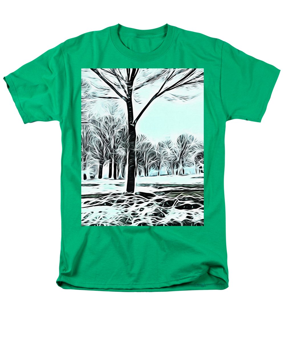 Lake Michigan In Winter - Men's T-Shirt  (Regular Fit)