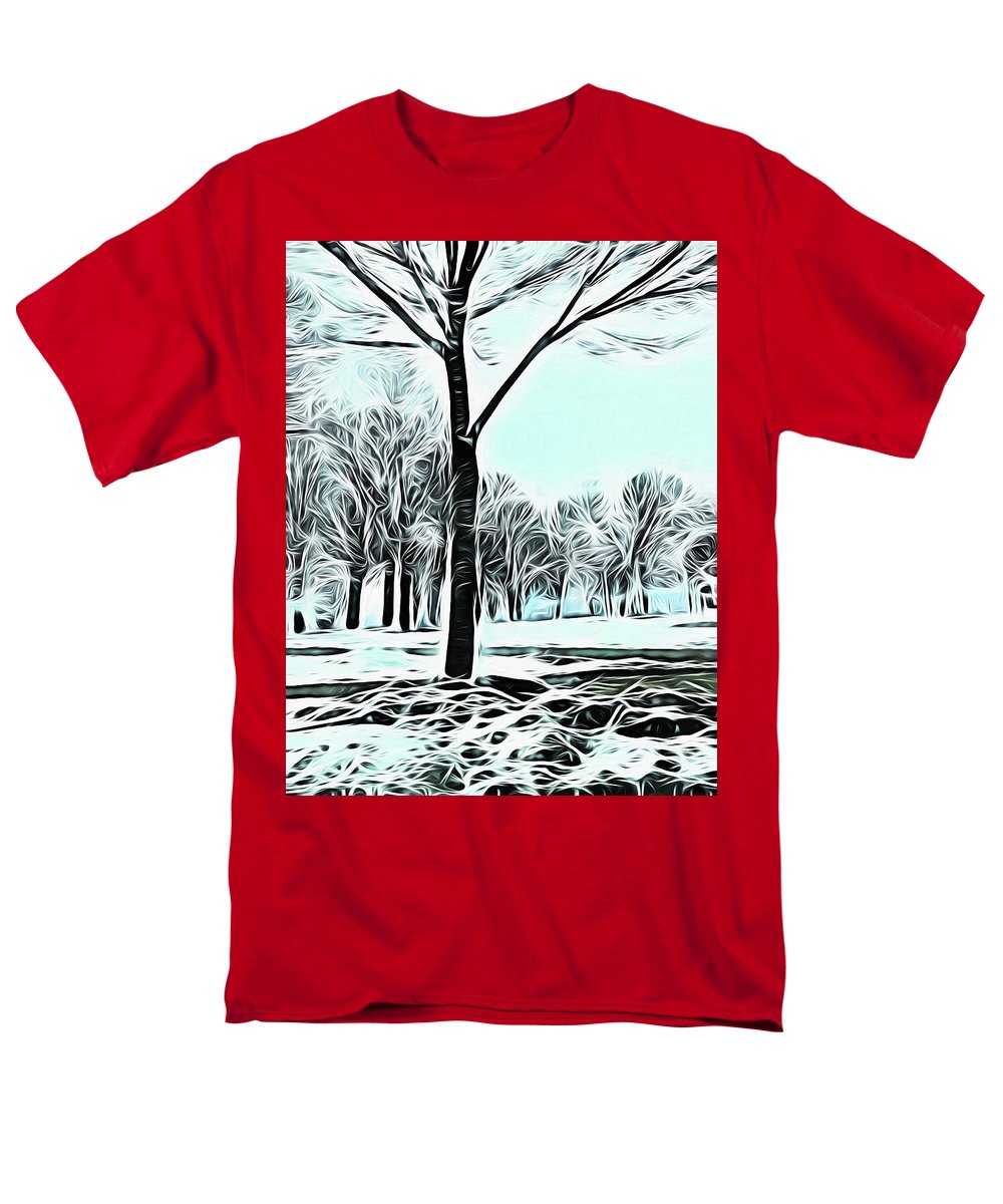 Lake Michigan In Winter - Men's T-Shirt  (Regular Fit)