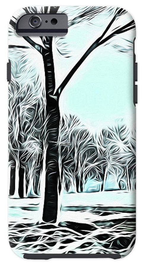 Lake Michigan In Winter - Phone Case